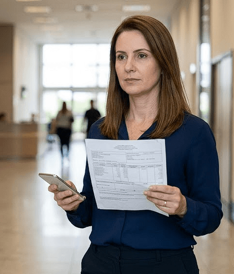 Servidor Cedido SIAPE: 3 bancos que atendem em 2026 1 Servidor federal SIAPE em situação de cedido analisando contracheque para contratar empréstimo consignado com a LMR Promotora.